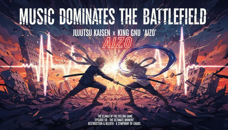 呪術の最高到達点。乙骨VS石流、King Gnu「AIZO」が解き放った魂の共鳴が鳥肌ものだった。